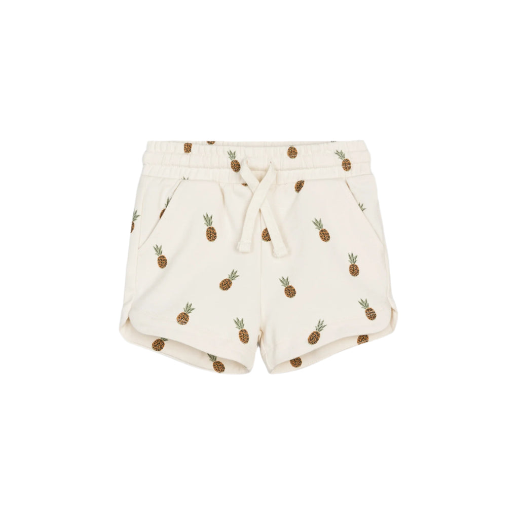 Miles the Label girls wild pineapples print shorts
