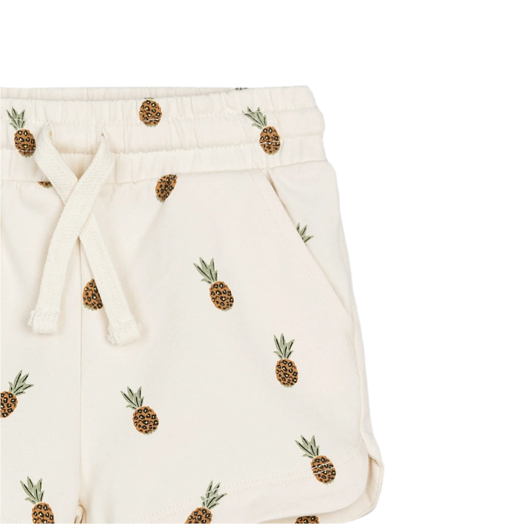 Miles the Label girls wild pineapples print shorts