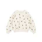 Miles the Label infant & girls wild pineapple sweatshirt