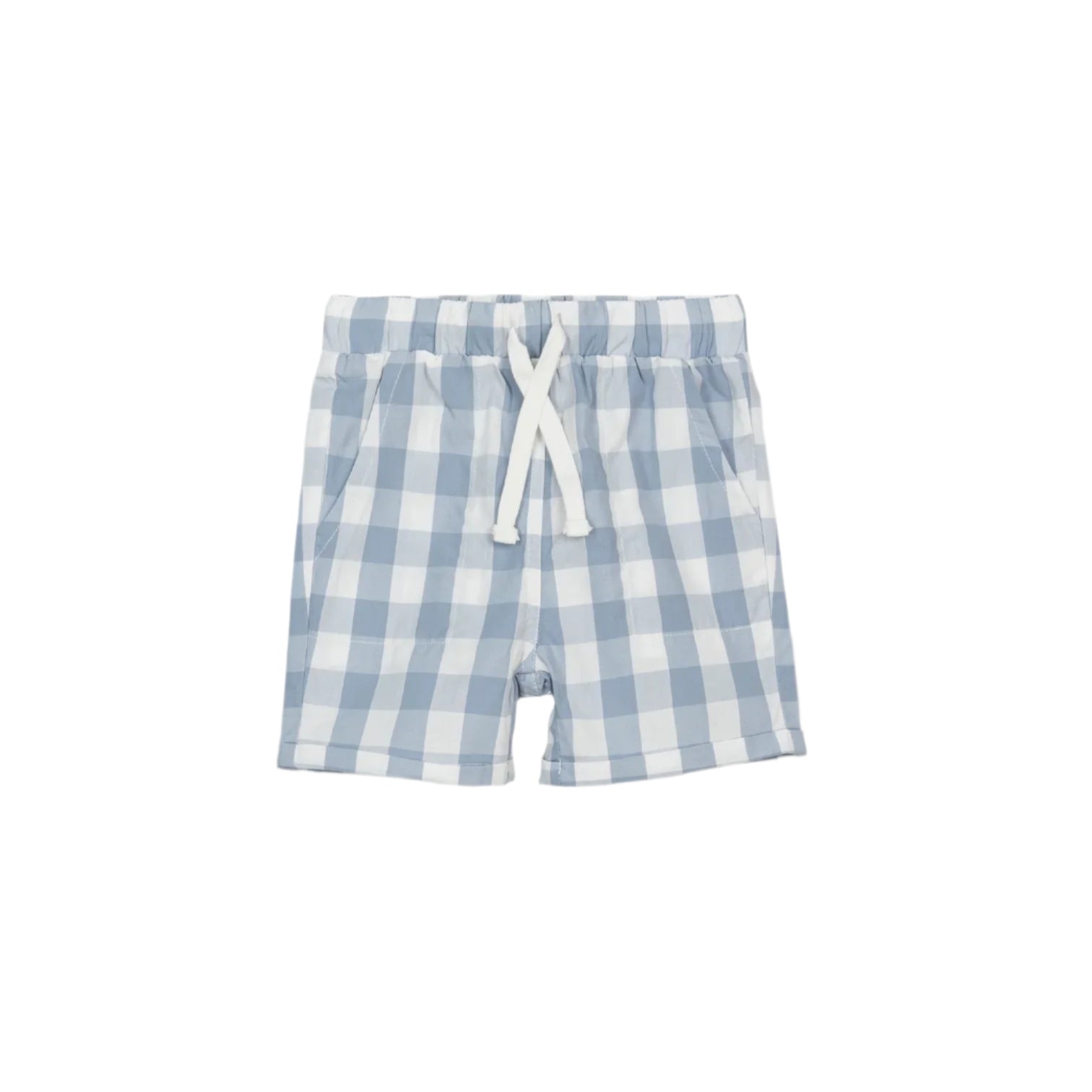 Miles the Label infant & kids poplin plaid shorts