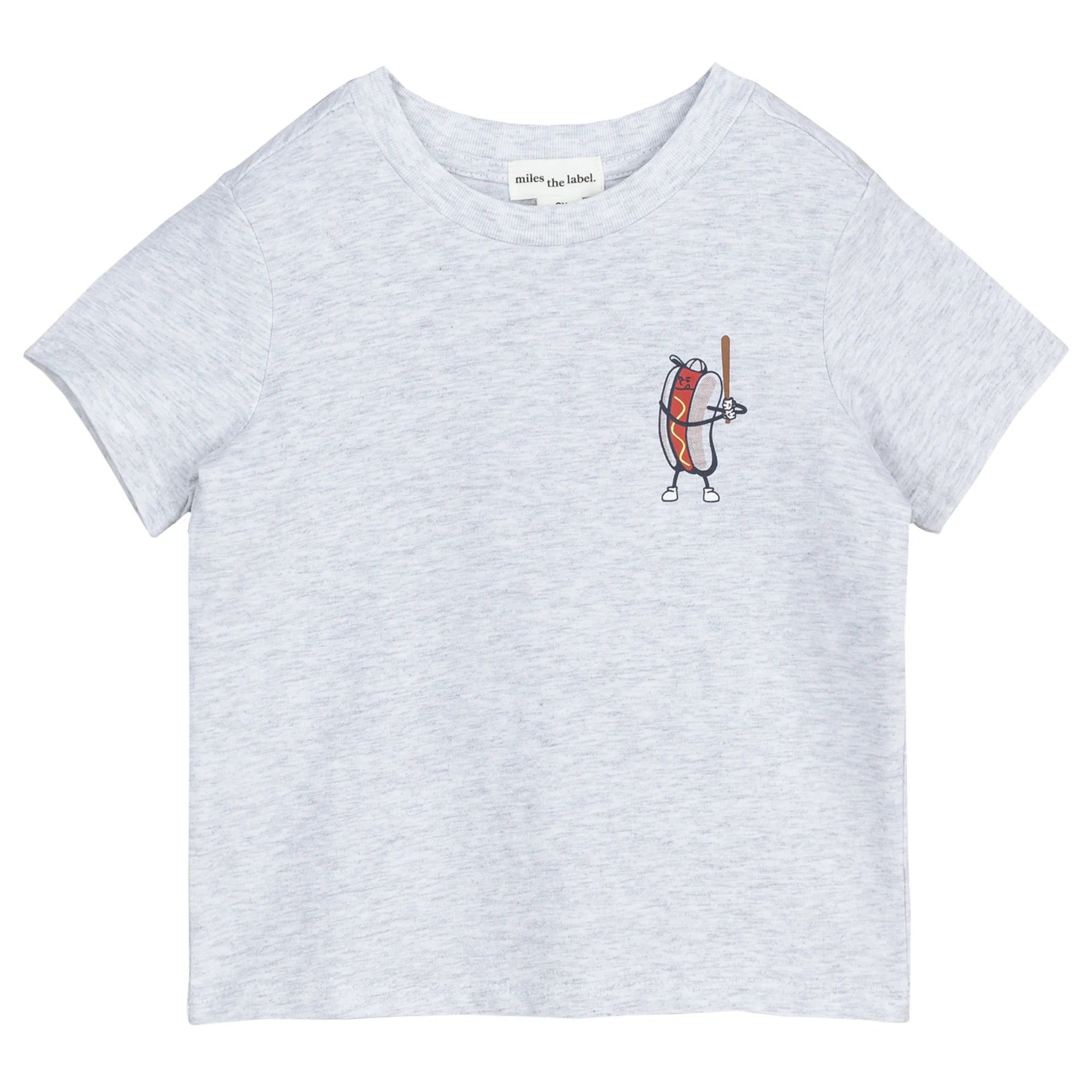 Miles the Label infant & kids hot dog baseball tee