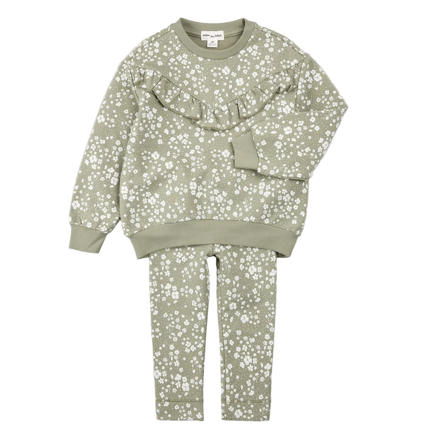 Miles the Label infant girl floral print set