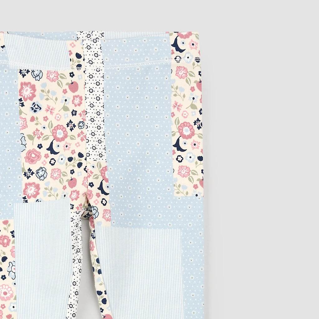 Miles the Label girls patchwork leggings