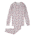 Petit Lem girls poppy floral print pajamas