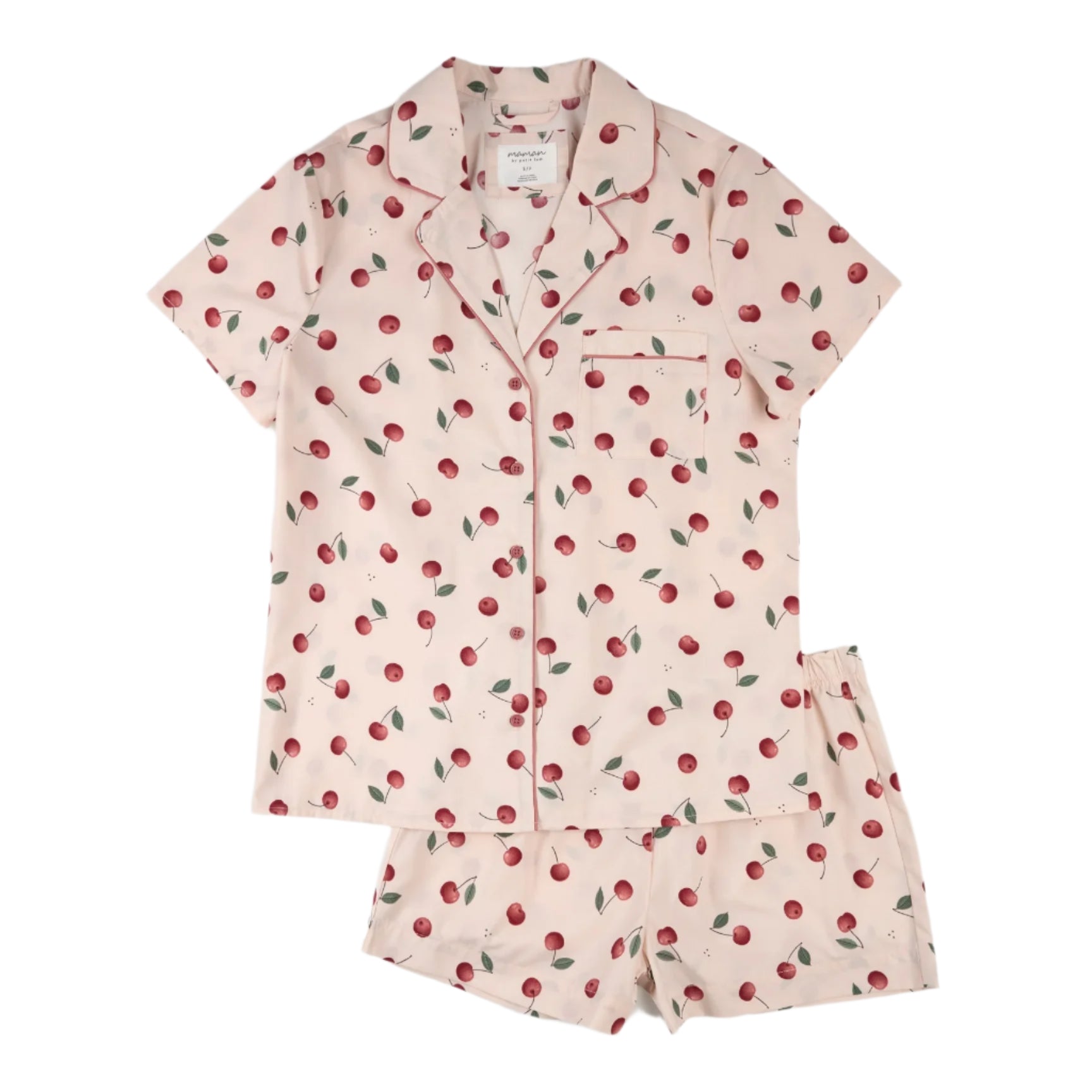 Petit Lem ladies cherry print pajamas