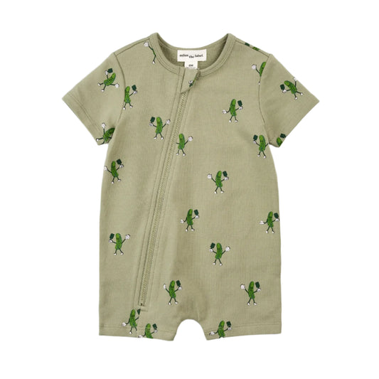 Miles the Label infant pickleball print short romper