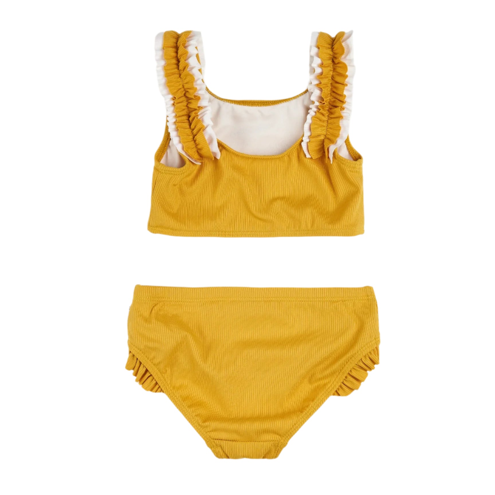 Petit Lem girls ruffle ribbed bikini