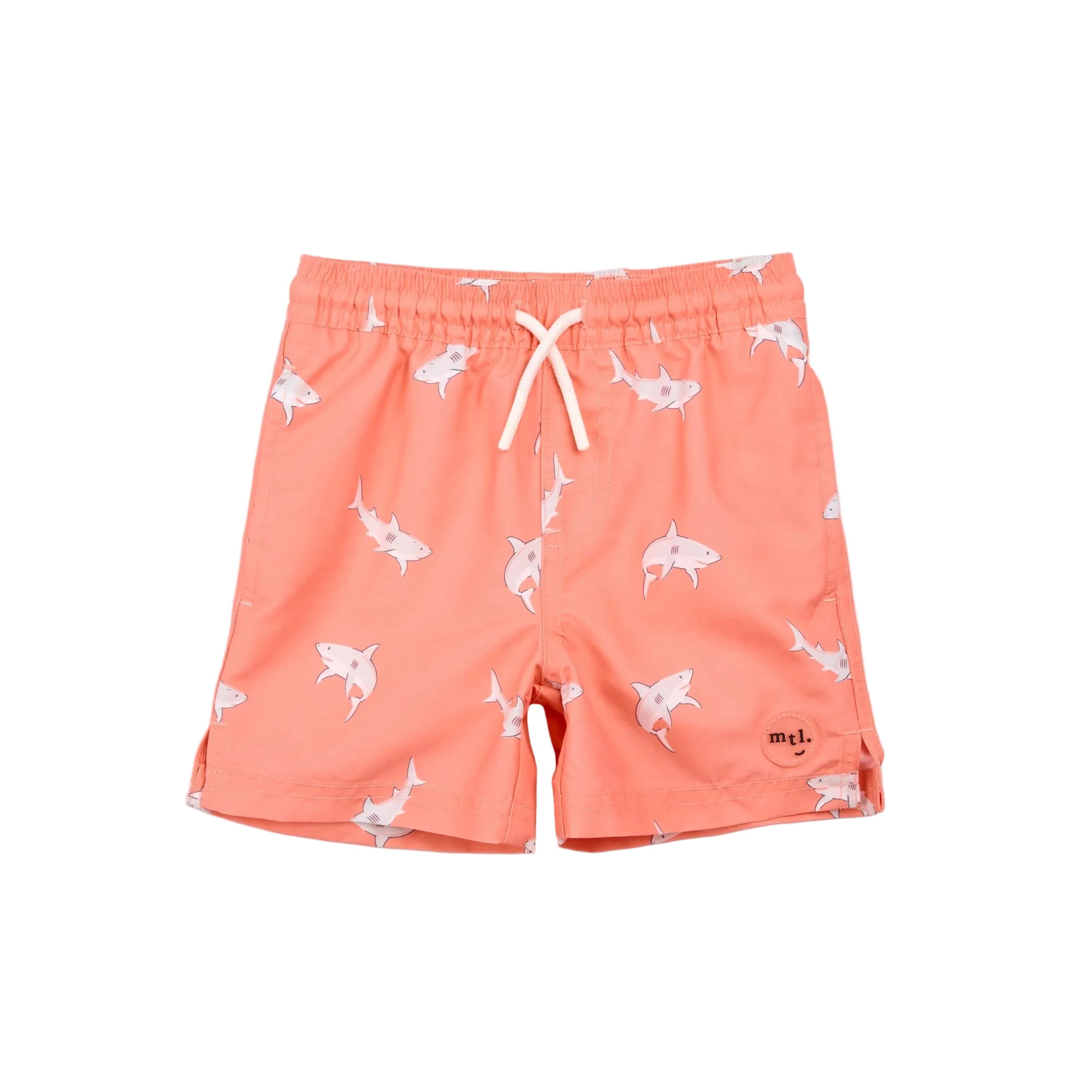 Miles the Label infant & boys shark print swim trunks