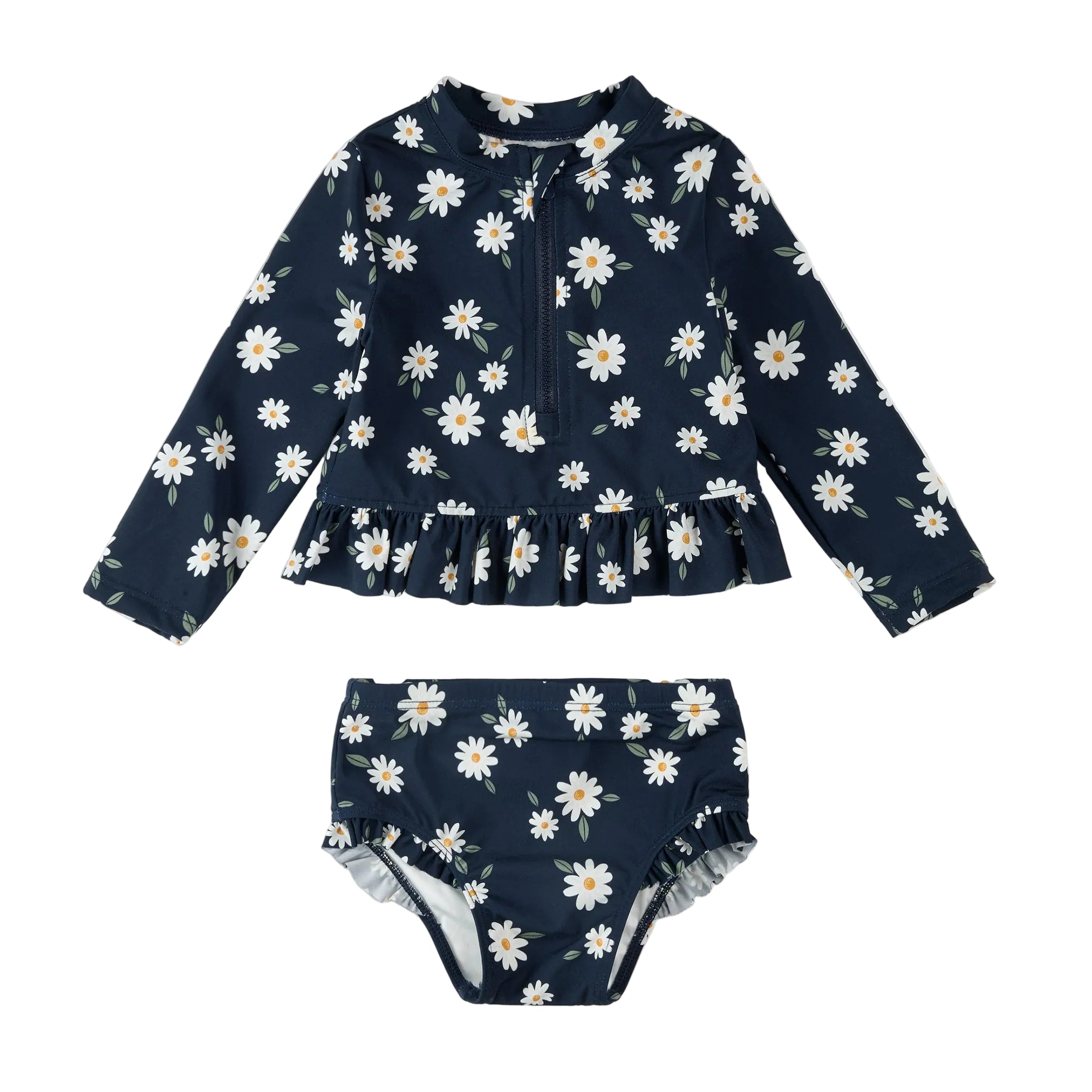 Petit Lem infant & girls rashquard 2-piece swim set