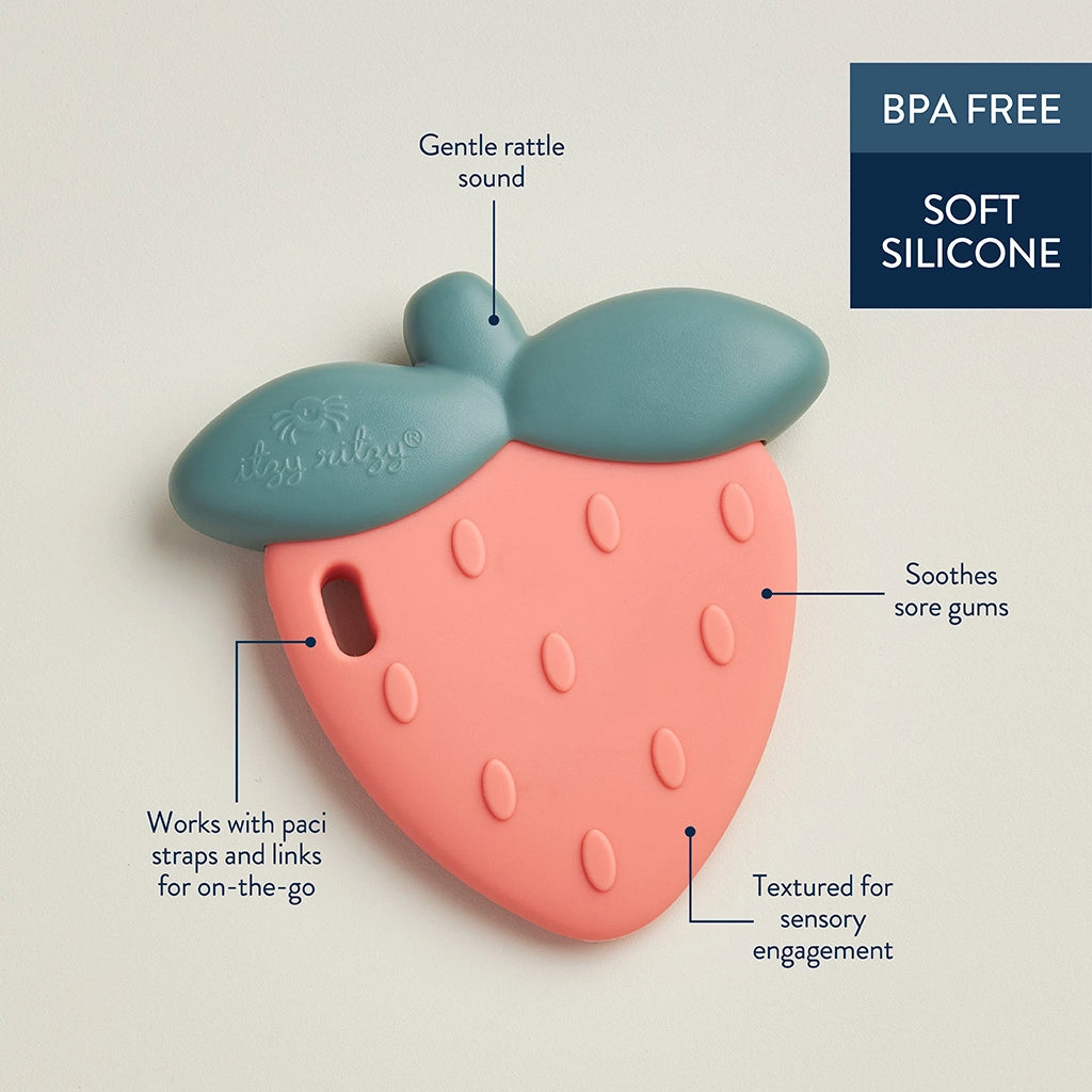 Itzy Ritzy strawberry sweetie rattle