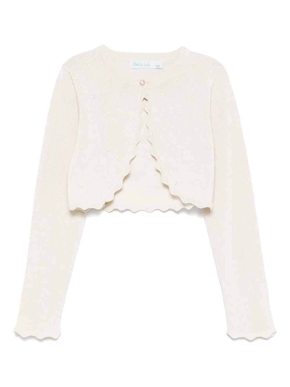 Abel & Lula girls shimmer cardigan