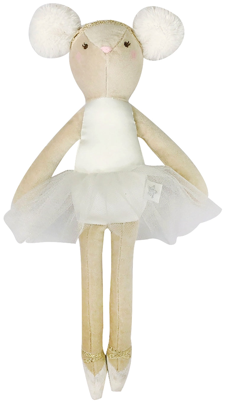Albetta cotton velvet ballerina doll