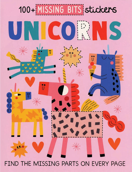 Unicorns & missing bits sticker book