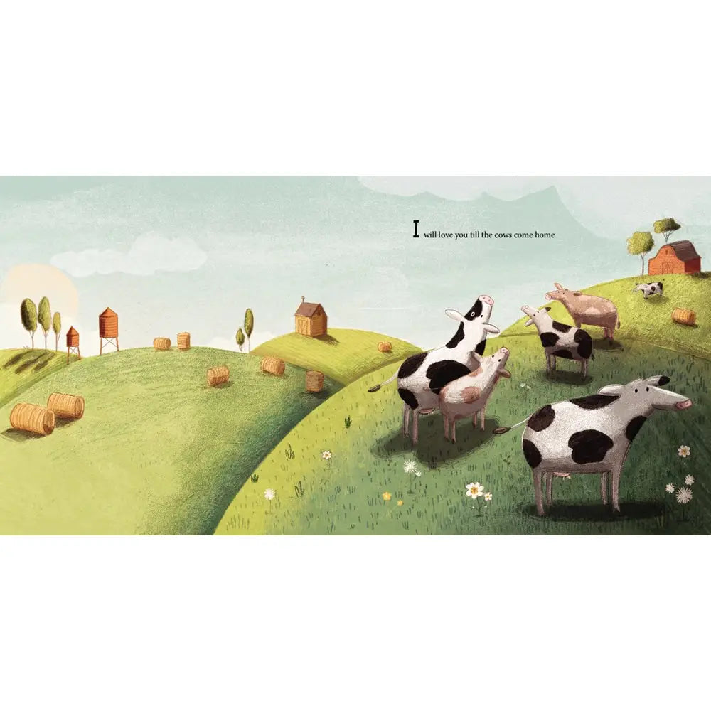 I'll love you till the cows come home board book