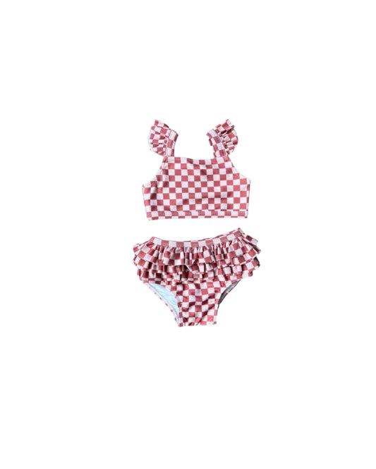 Babysprouts girls two-piece ruffle swimsuit