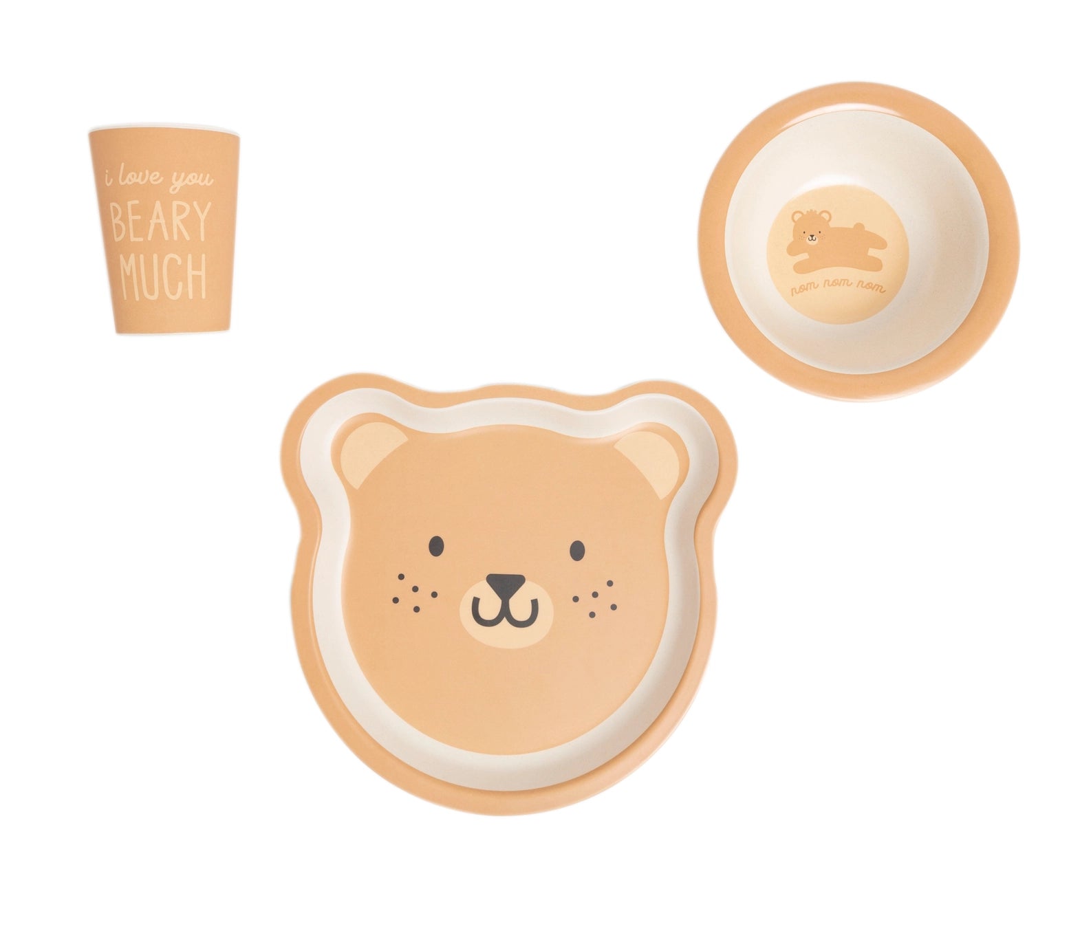 Pearhead bamboo feeding set