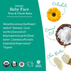 Earth Mama Organics baby face nose and cheek balm