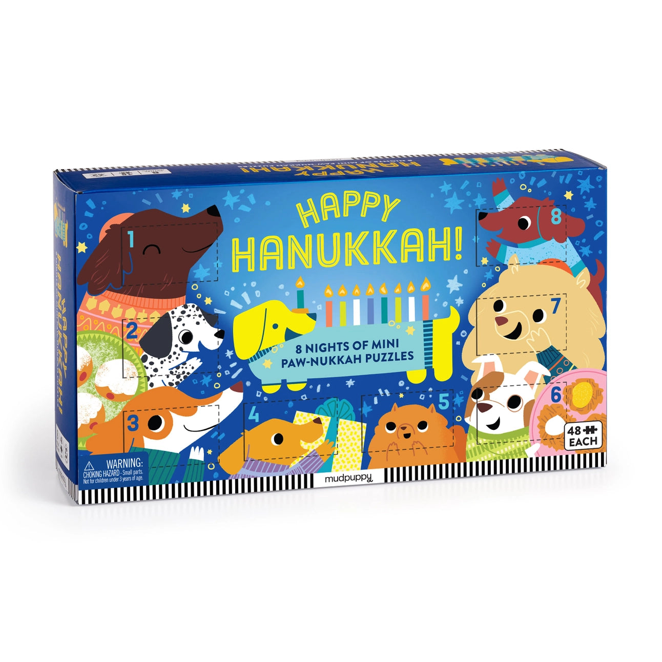 Happy Hanukkah! countdown puzzle set