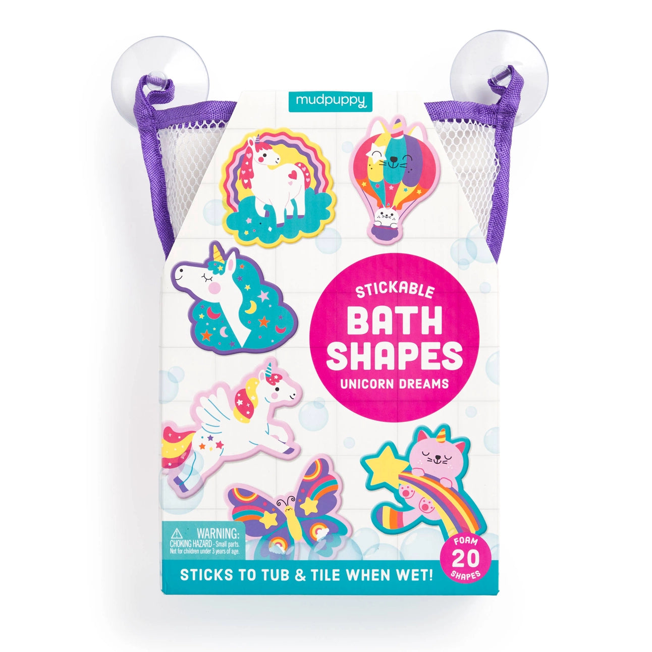 Rub-A-Dub stickable foam bath shapes