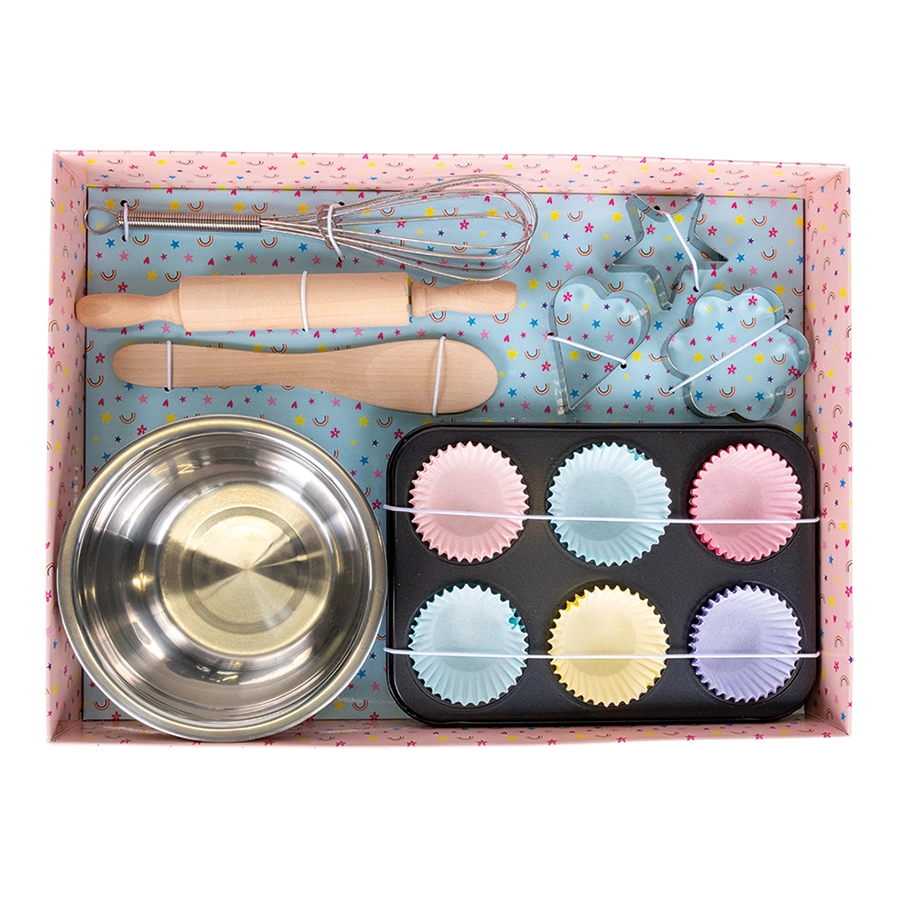 Floss & Rock rainbow fairy baking set
