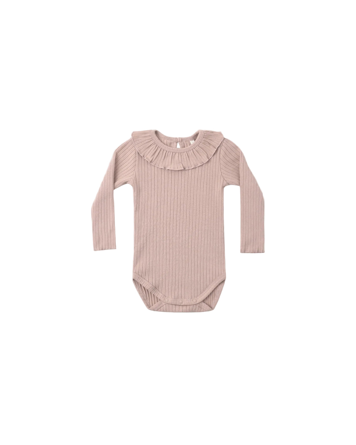 Rylee + Cru infant girl ruffle collar bodysuit
