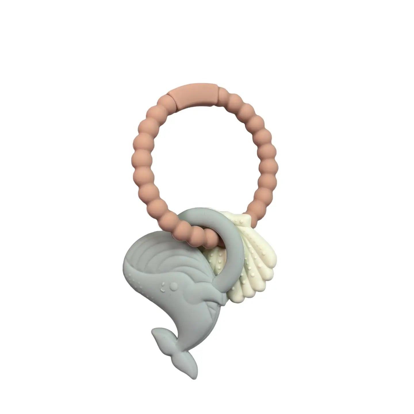 Three Hearts sea life teething ring