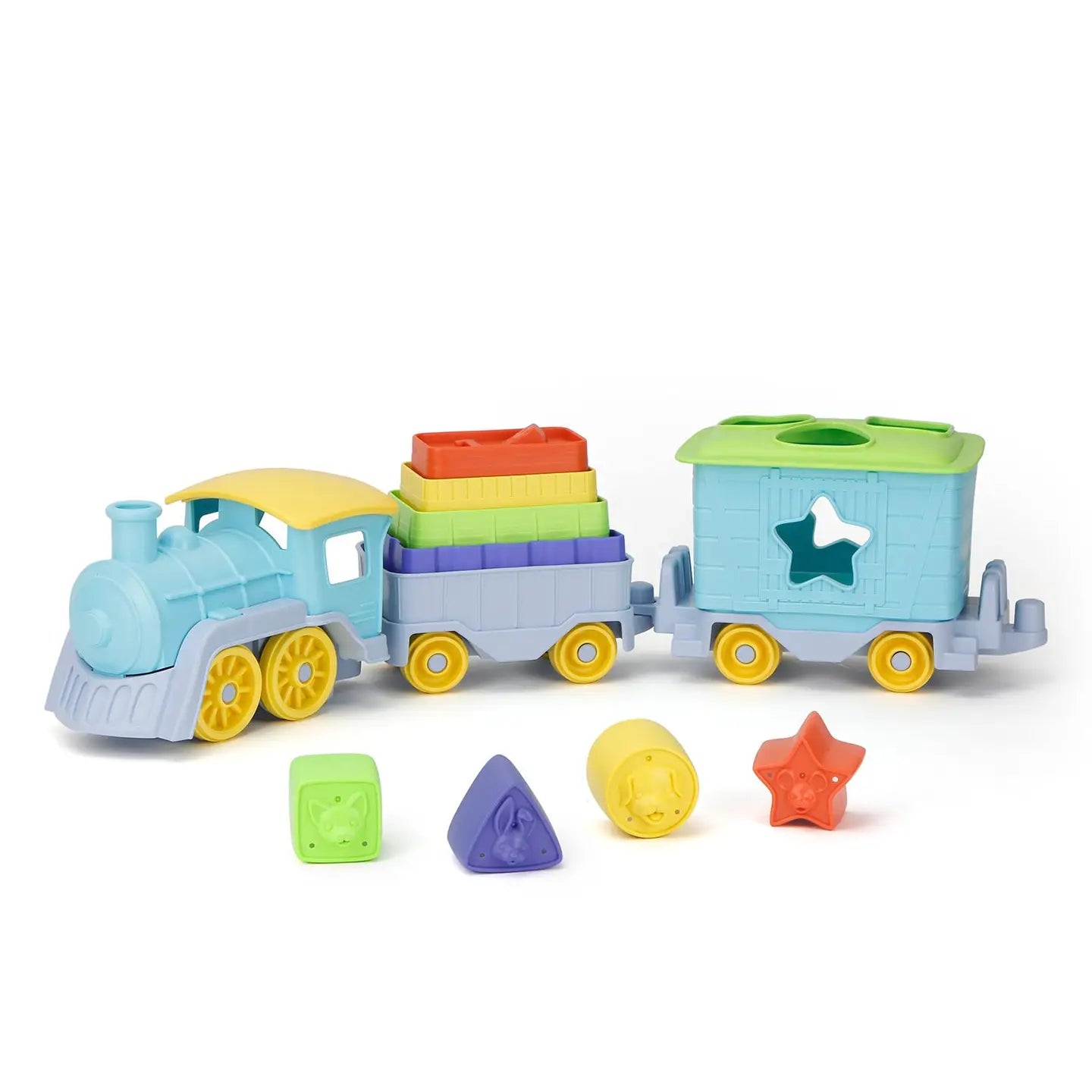 Green Toys stack & sort train