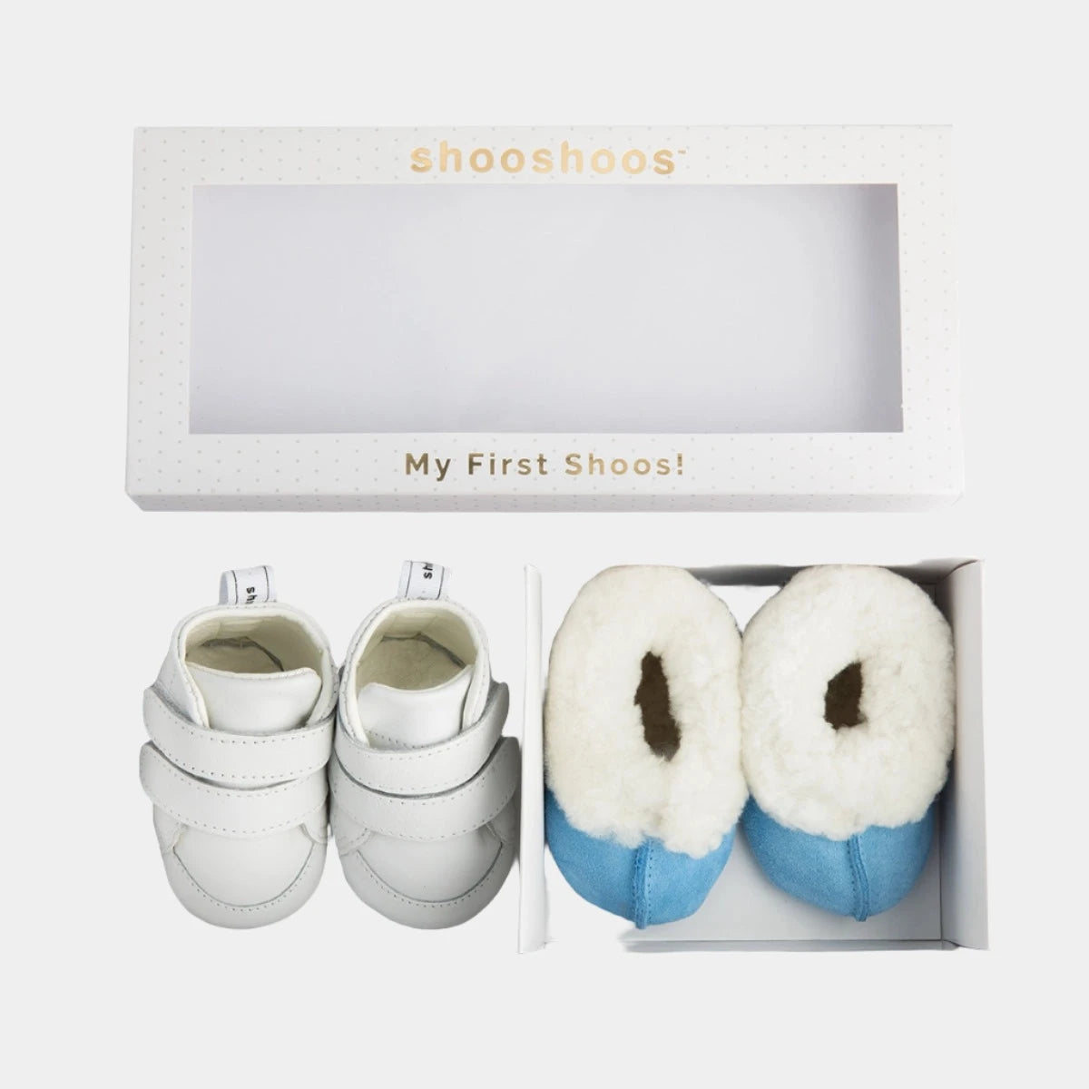 Shooshoos baby shoes gift set