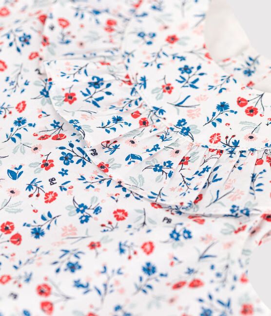 Petit Bateau infant girl sleeveless floral blouse