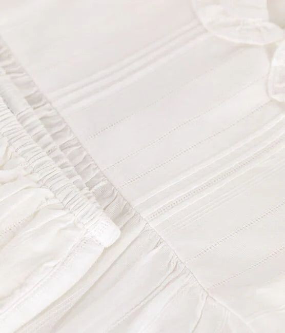 Petit Bateau infant girl collared dress with bloomers