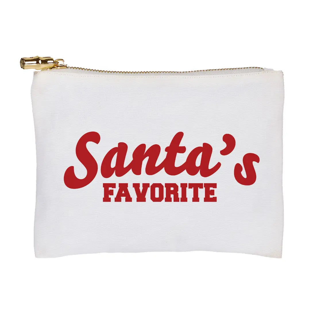 Toss Designs Santa's favorite zip bag