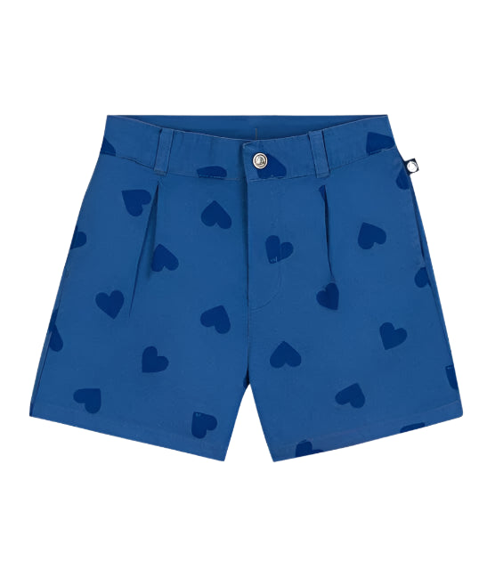 Petit Bateau girls heart print shorts