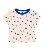 Petit Bateau infant boat print short sleeve tee