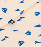 Petit Bateau infant boat print short sleeve tee