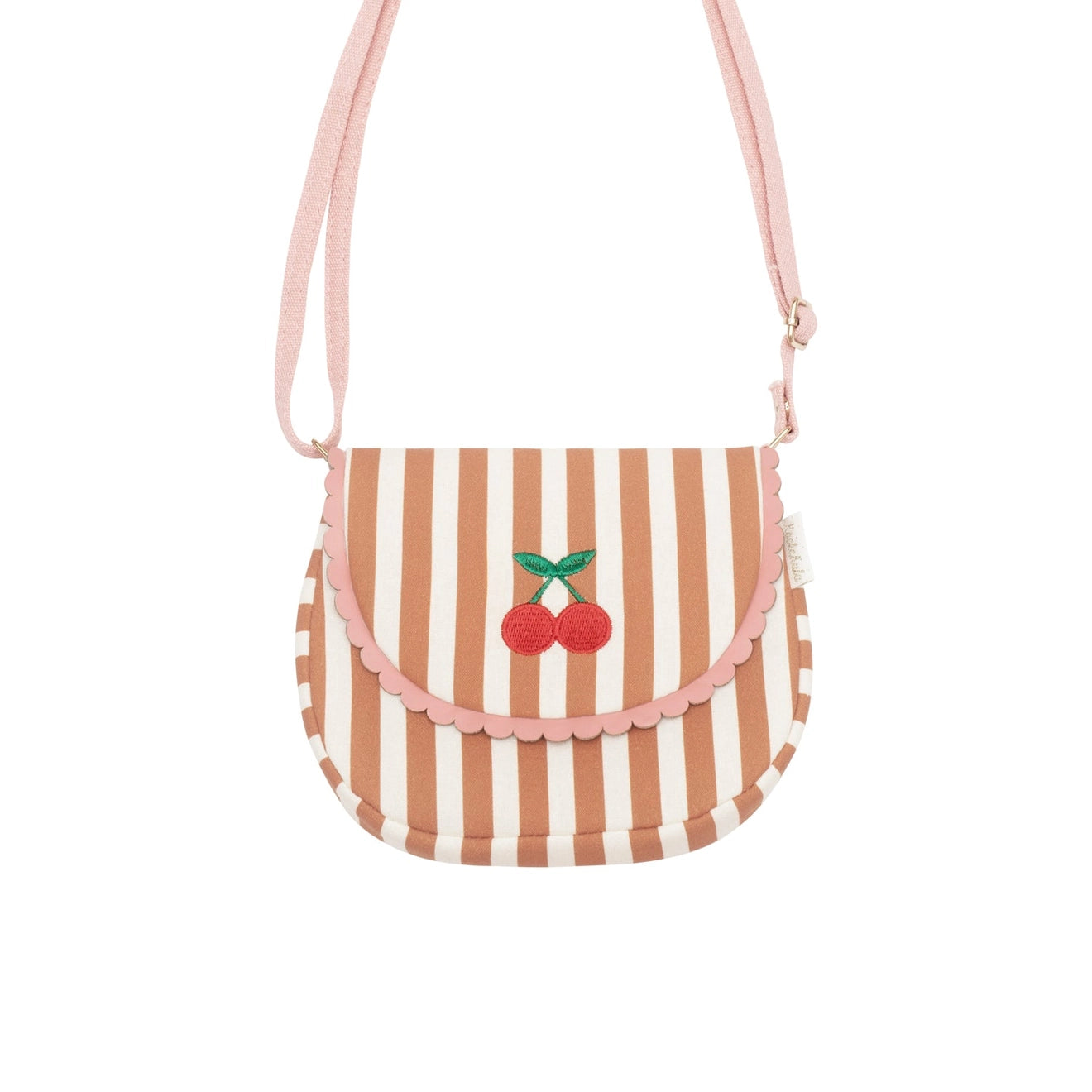 Rockahula stripy cherry scallop bag