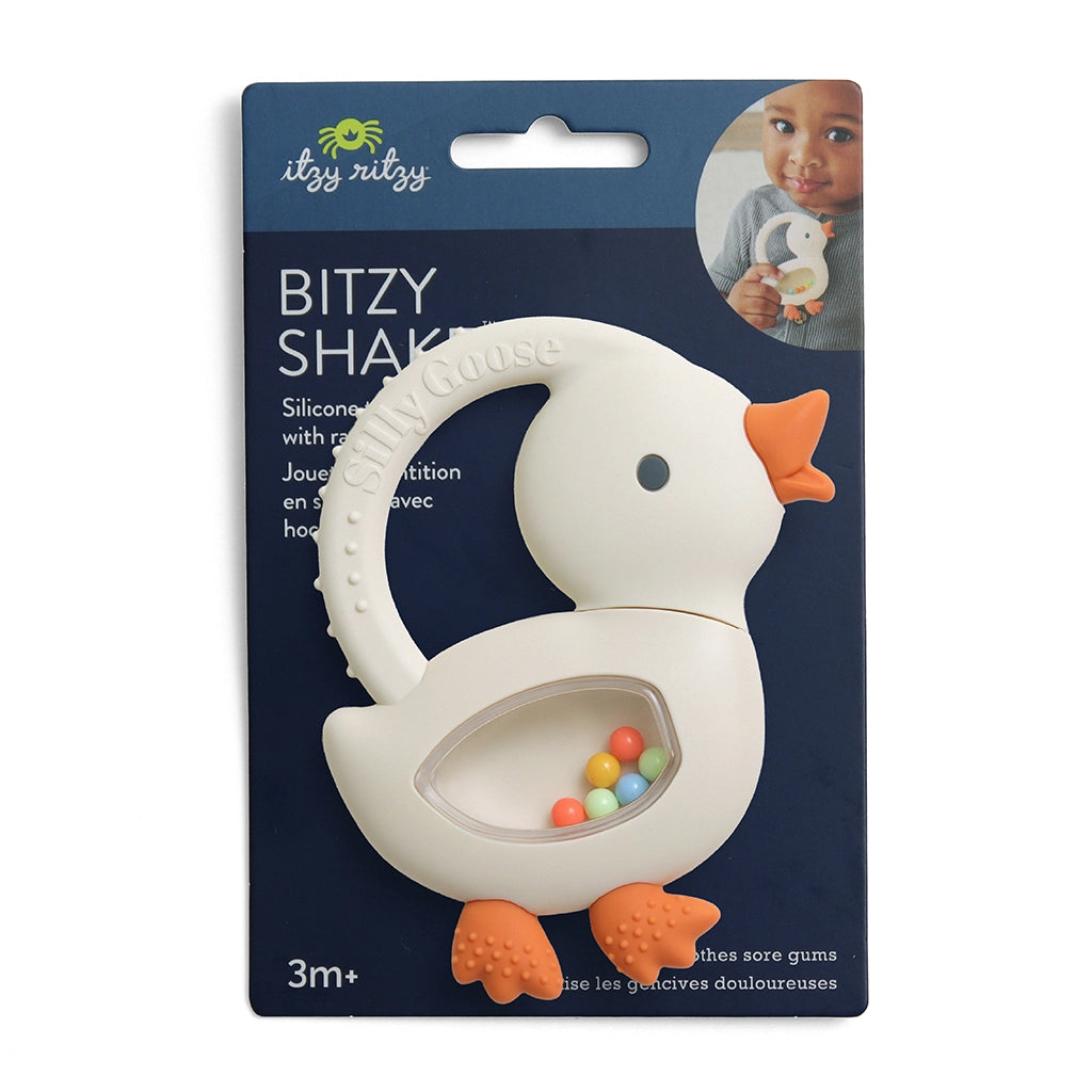 Itzy Ritzy bitzy shake silicone teether with rattle