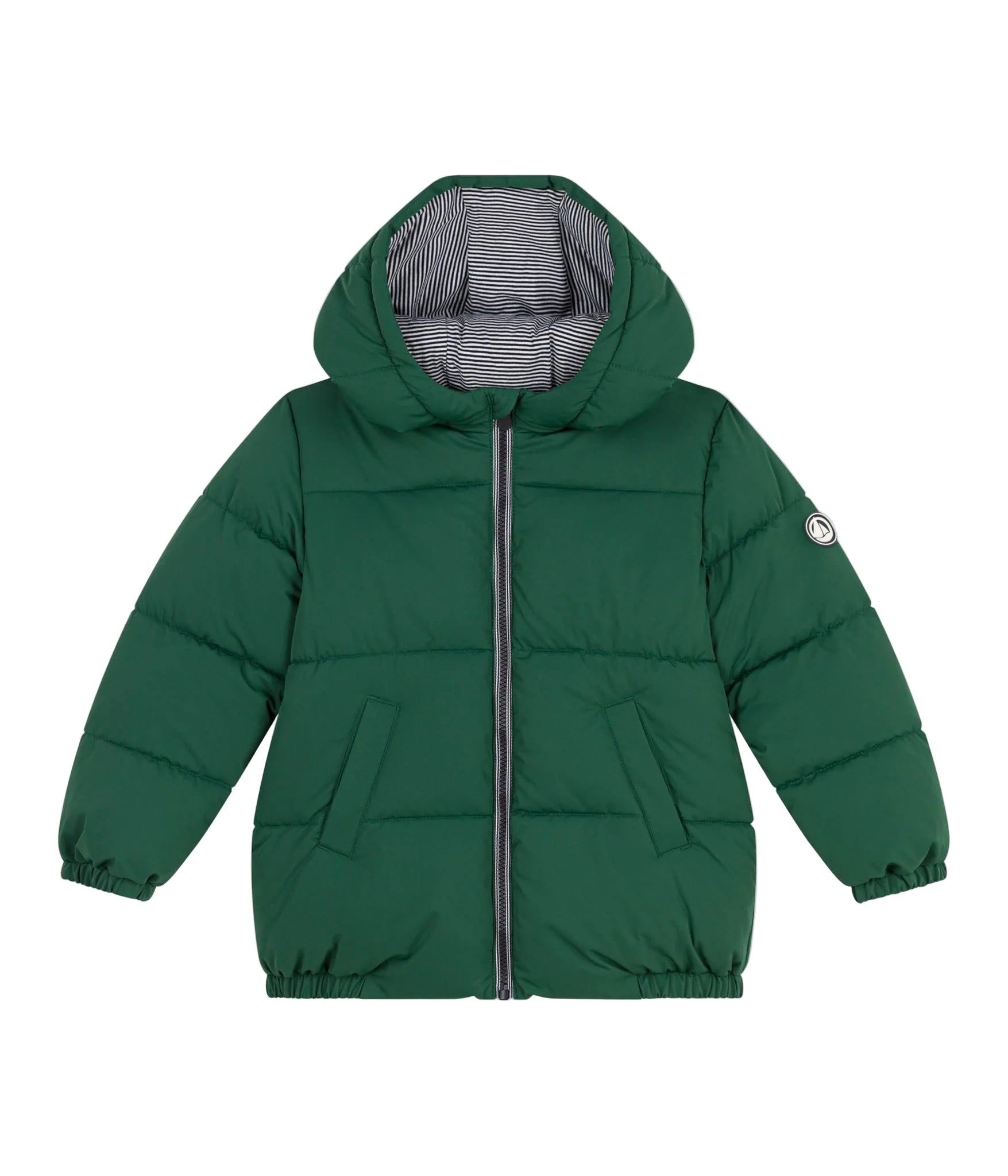 Petit Bateau kids hooded puffer coat