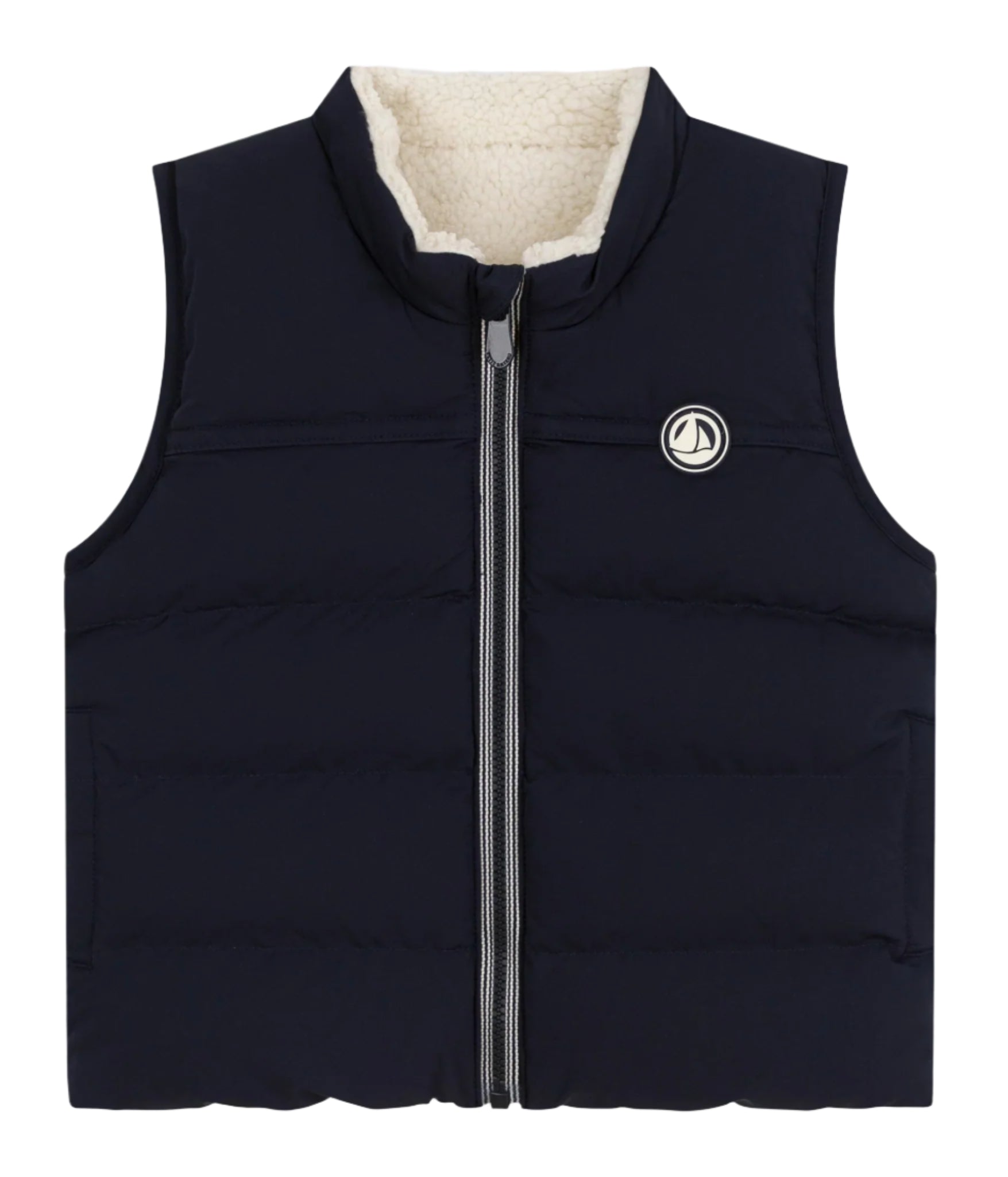 Petit Bateau infant reversible vest