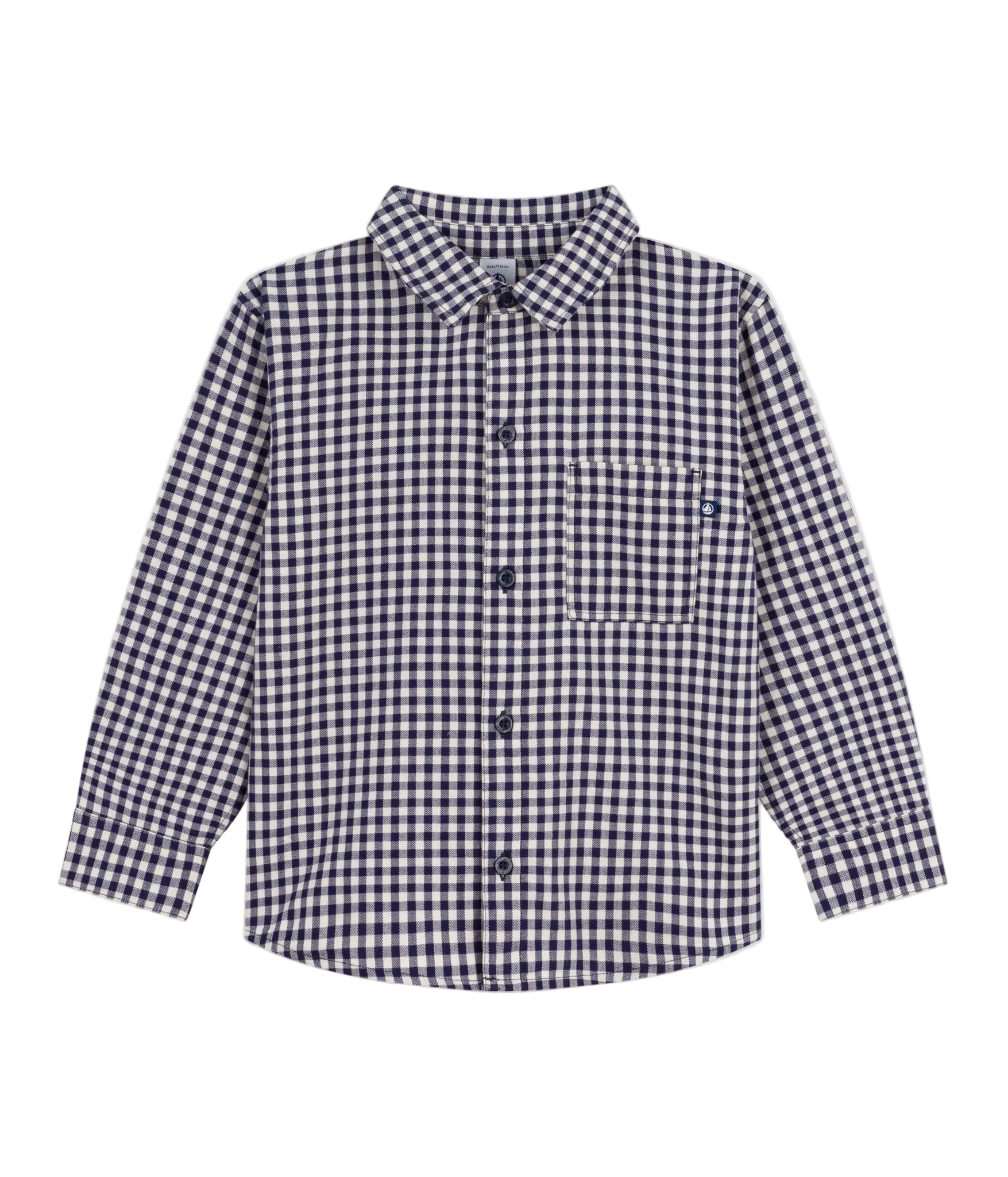 Petit Bateau boys check shirt