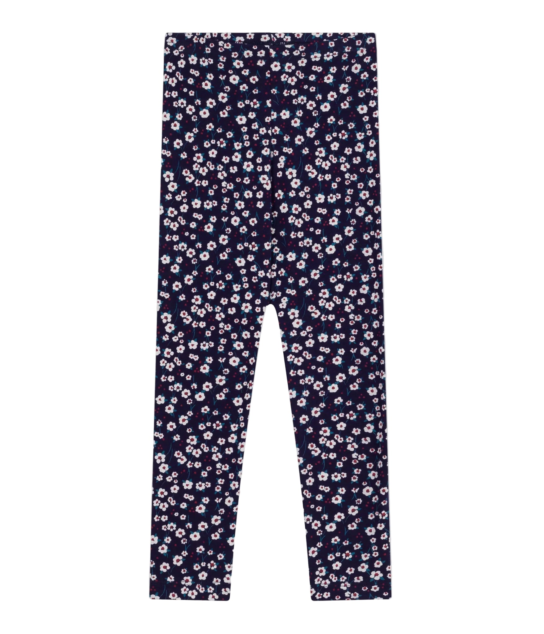 Petit Bateau girls floral leggings