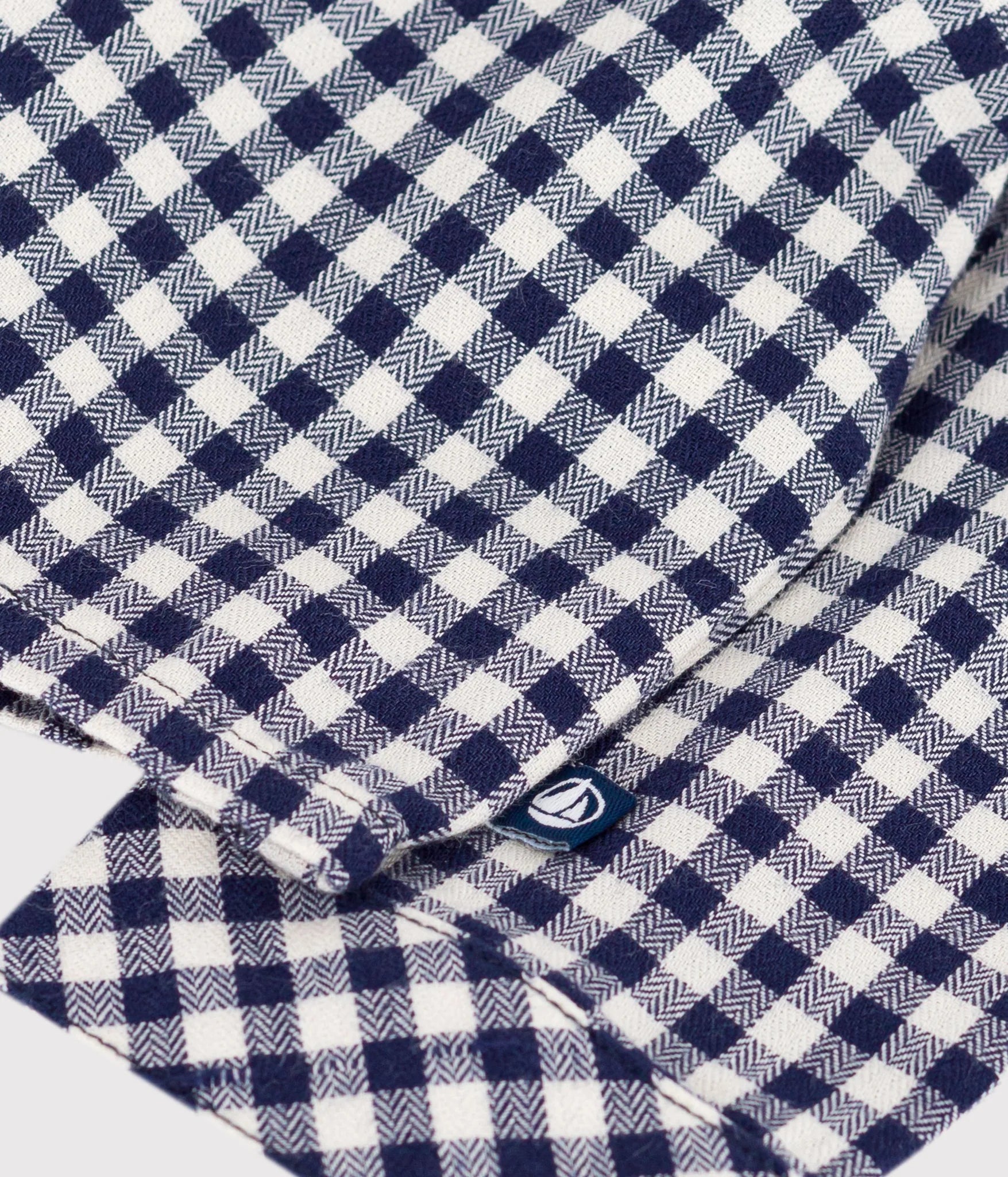 Petit Bateau infant boy check shirt