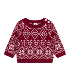 Petit Bateau infant jacquard pullover sweater