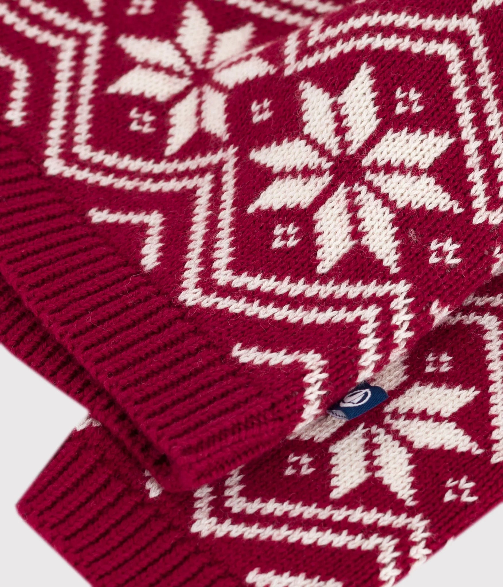 Petit Bateau infant jacquard pullover sweater