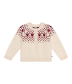 Petit Bateau girls jacquard cardigan