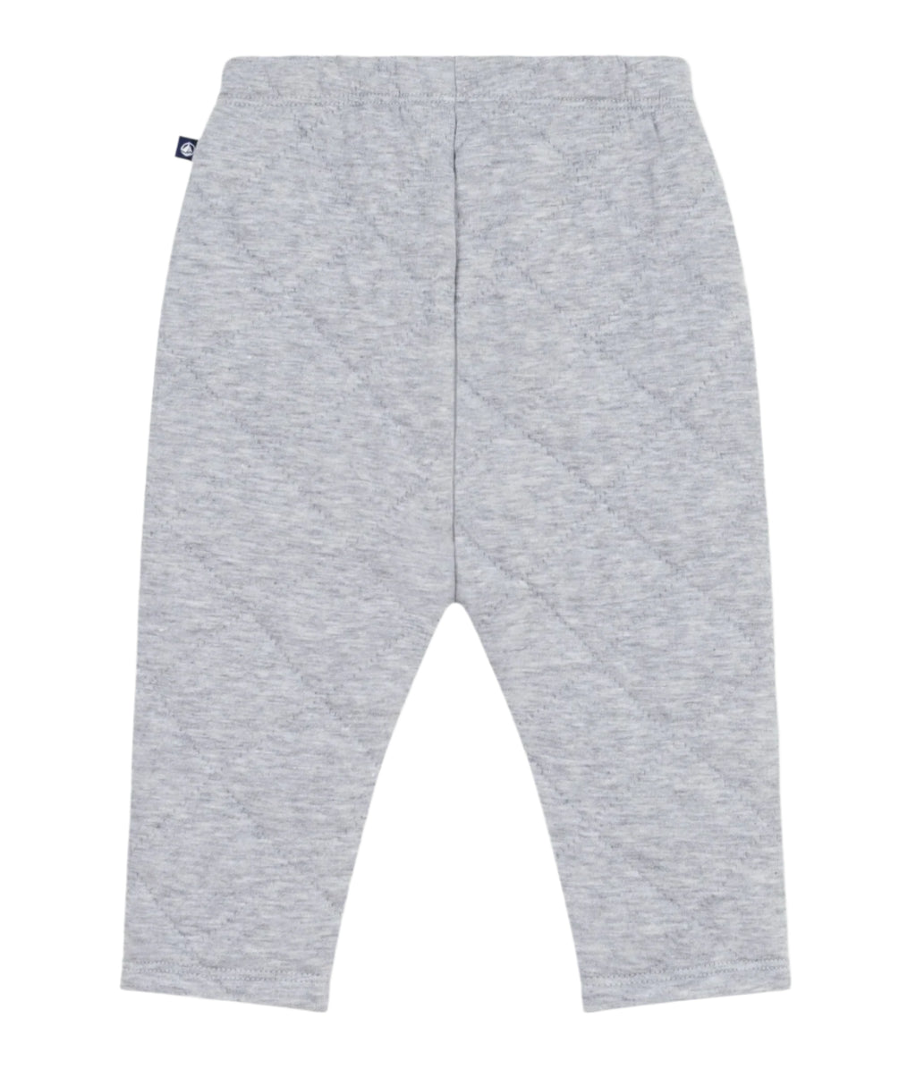 Petit Bateau infant quilted pull on pants