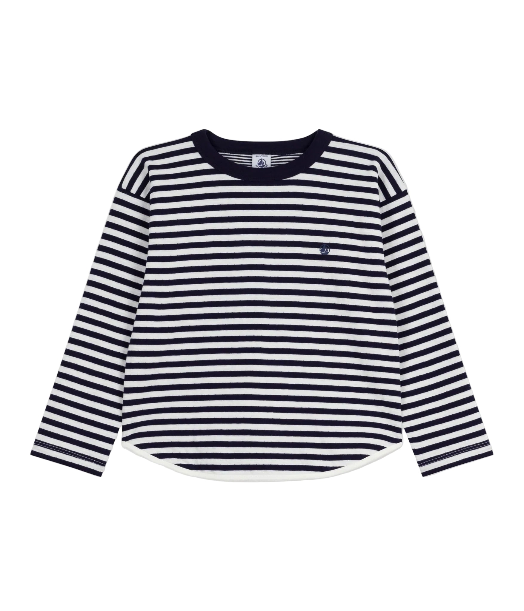 Petit Bateau kids stripe long sleeve tee
