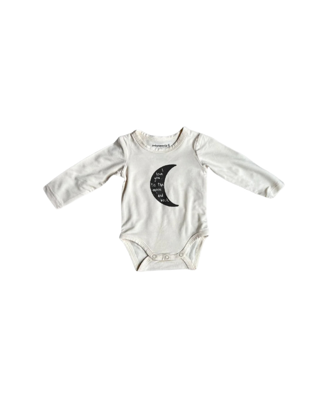 Babysprouts infant moon and back onesie