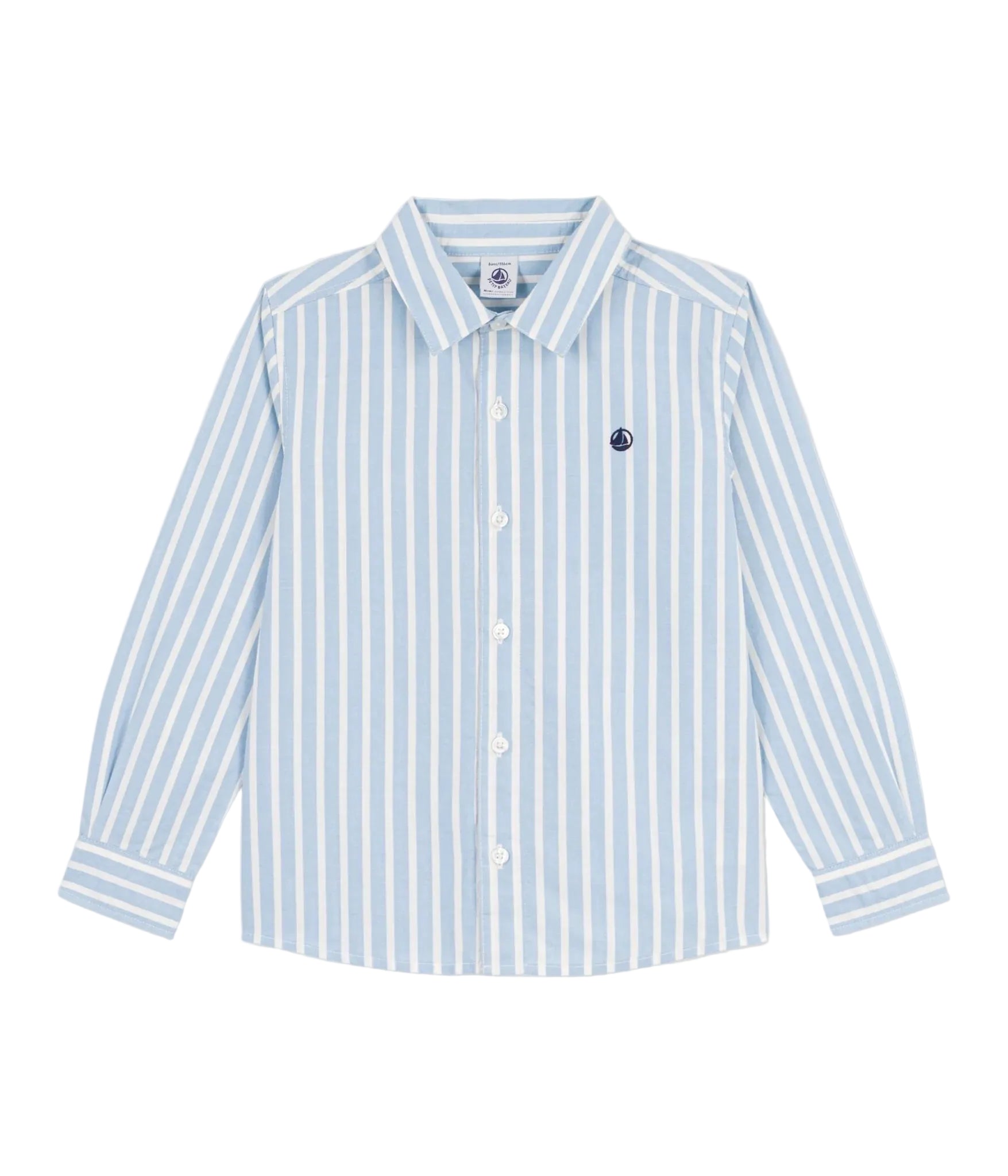 Petit Bateau boys stripe dress shirt