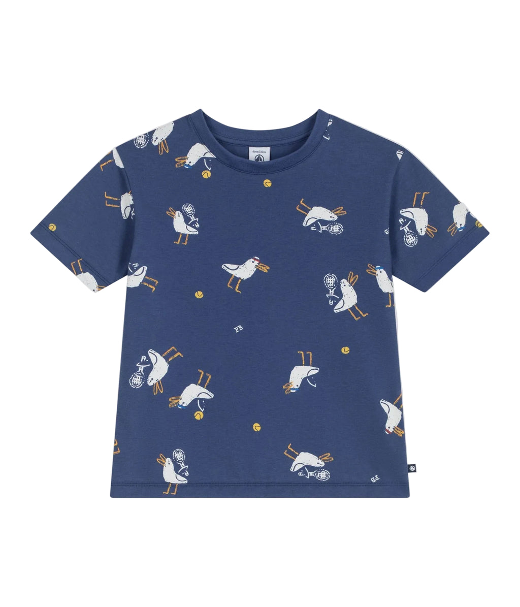Petit Bateau kids seagull print tee