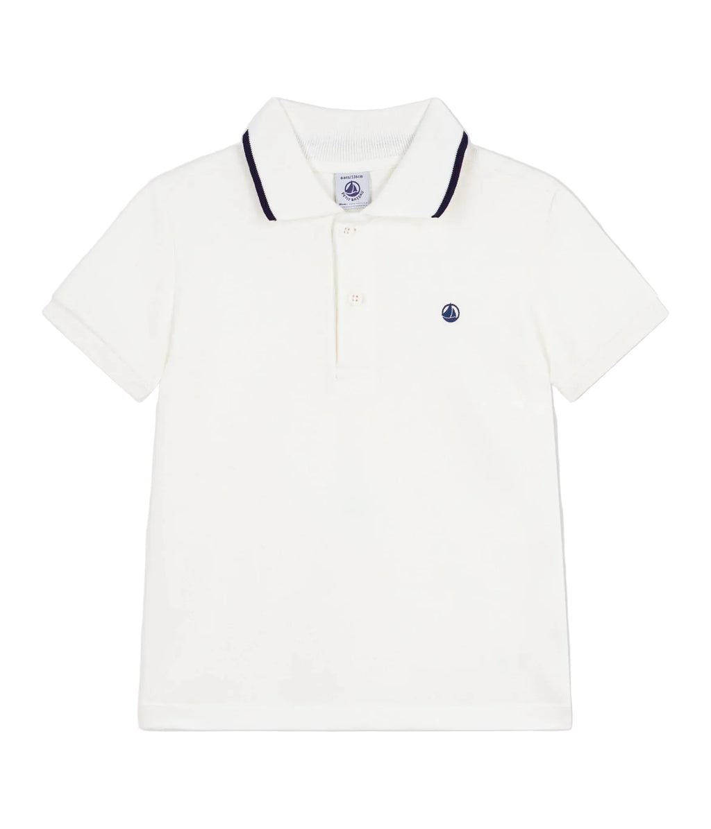 Petit Bateau boys short sleeve polo shirt